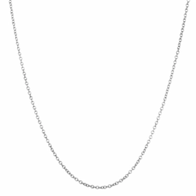 Lesa Michele 18" Sterling Silver Cable Chain Celebration Time