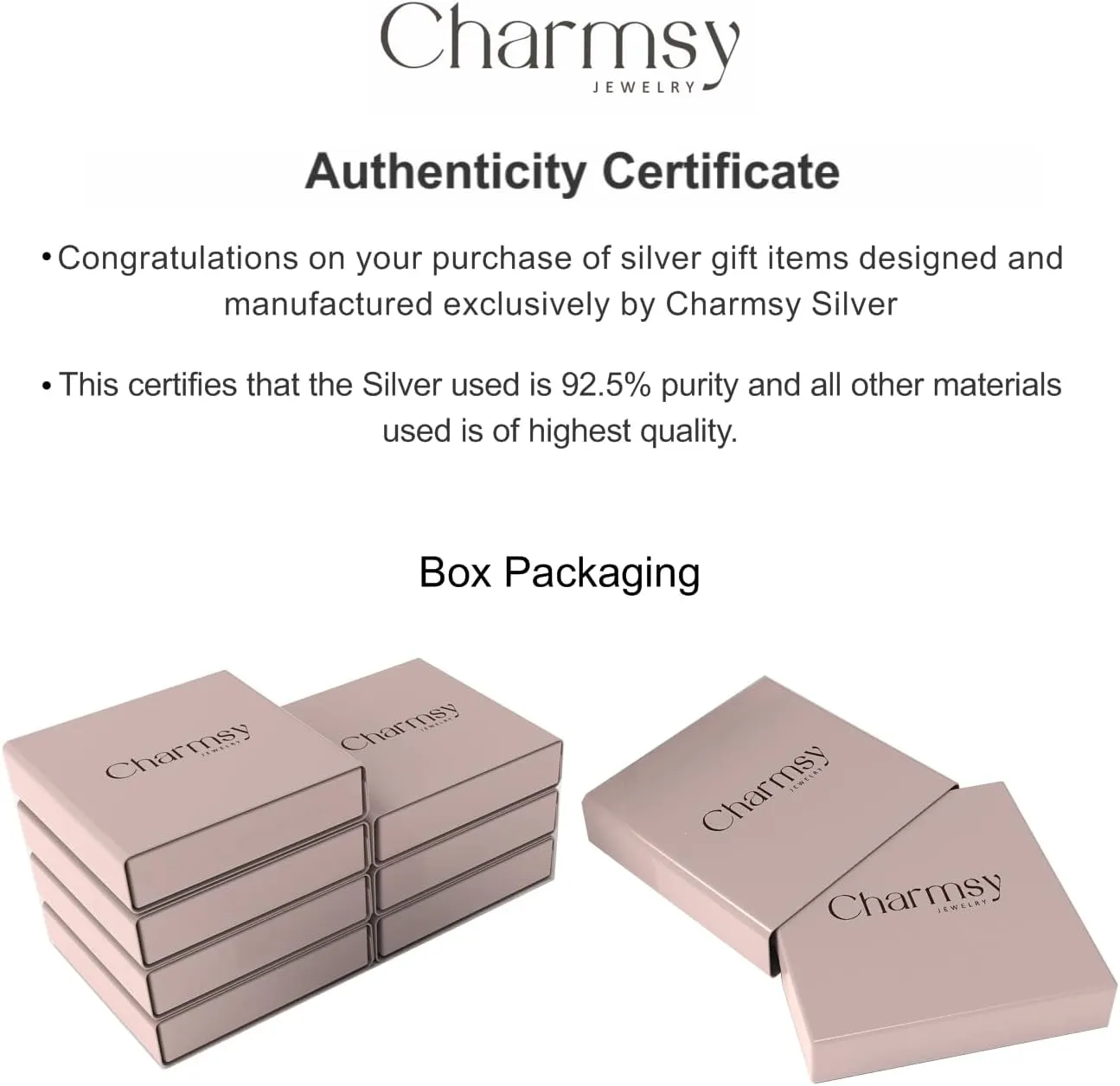 Charmsy Set of 3 Pairs 925 Sterling Silver Hoop Earrings for Women | Lightweight Italian 2.5mm Tube Diamond-Cut Classic Texured Click-Top Hoops Earring | Size 12/13/15/18/20/25mm