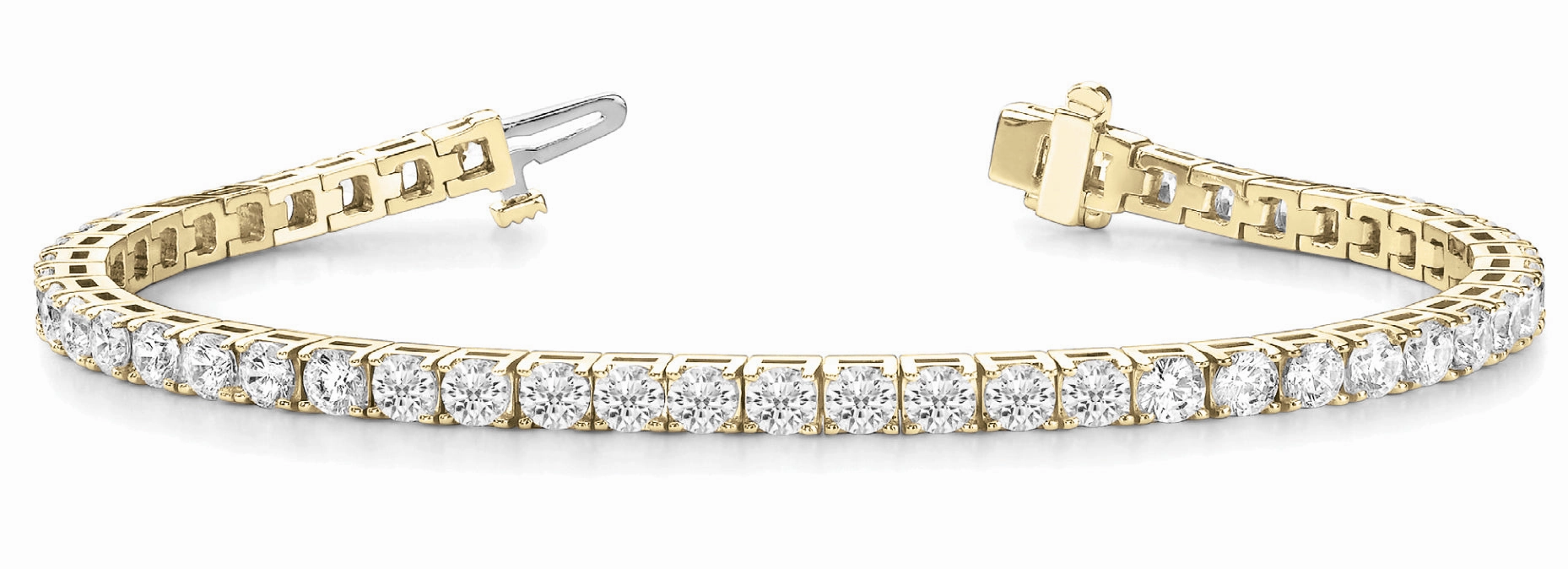 Multi-Diamond Line Fashion Bracelet Unfailing Excellence