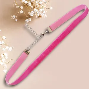 Chic Crystals Velvet Choker