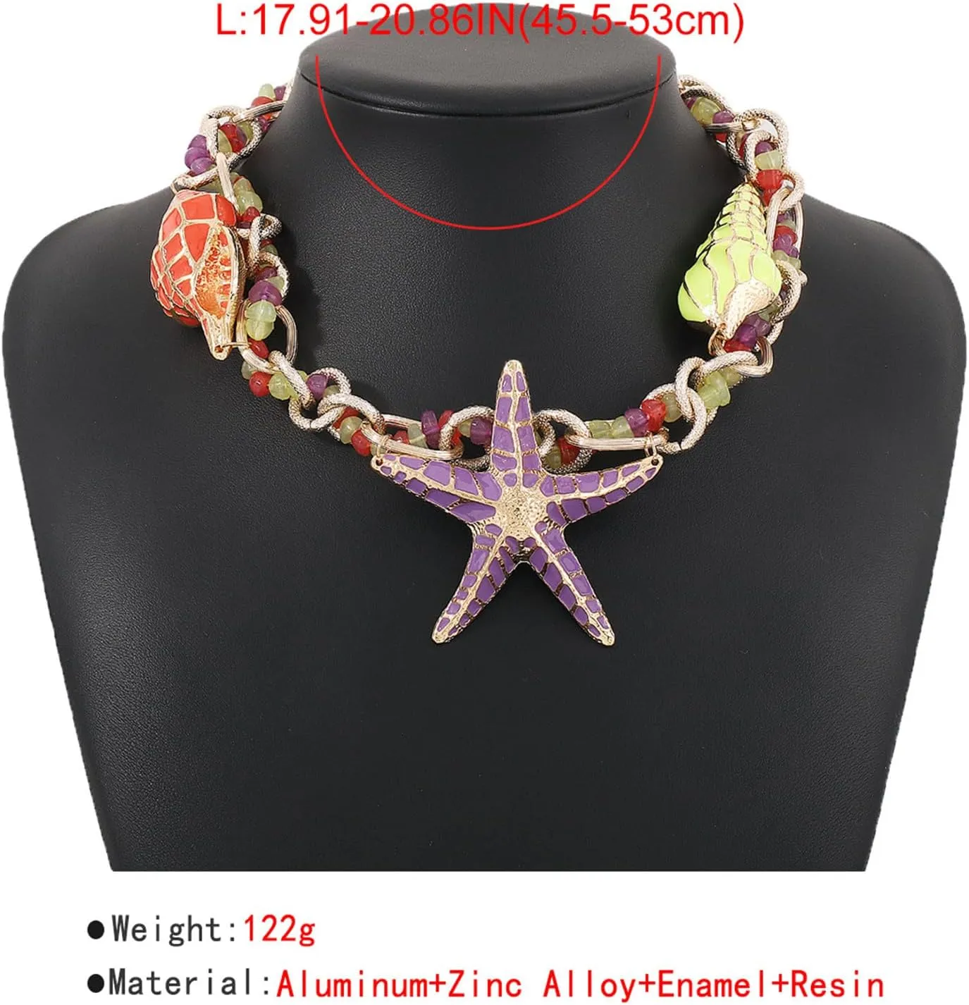 Choker Necklaces for Women Trendy Pendant Bohemian Handmade Beaded Choker Necklace Adjustable Colorful Seashell Surfer Necklaces Beach Pooka Boho Trendy Choker Summer Wedding Anniversary Jewelry