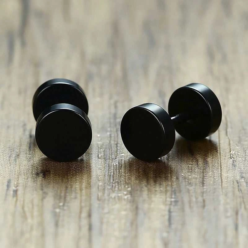 Daytime Item Cycolinks Circle Stainless Steel Stud Earrings