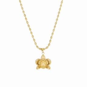 Creative Spirit Orchid Flower Necklace