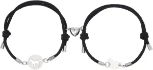 Couple Bracelets for Unisex Love Pony Matching Bracelets Adjustable Hand Rope Jewelry Gifts
