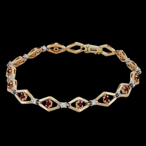 Pure Sophistication ZB879-Y Bracelet in 14k Gold with Diamonds