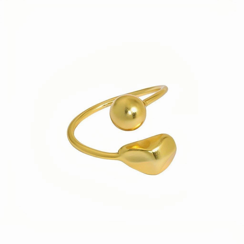 Crossover Ring - Polyhymnia Chic Jewelry