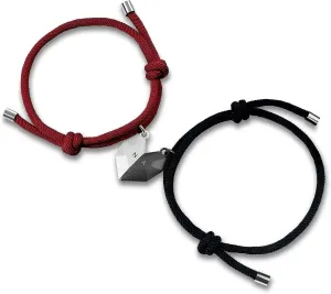 Custom Couple Bracelets - Adjustable Relationship Bracelets, Matching Braided Bracelets for Newlywed Couples