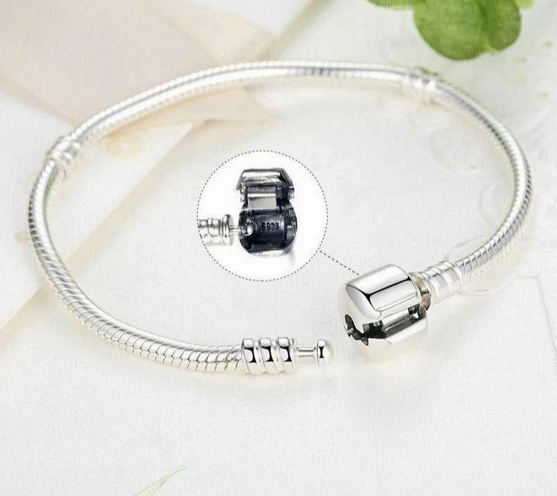 Cycolinks 925 Sterling Silver Snake Chain Bangle & Bracelet Endless Sight