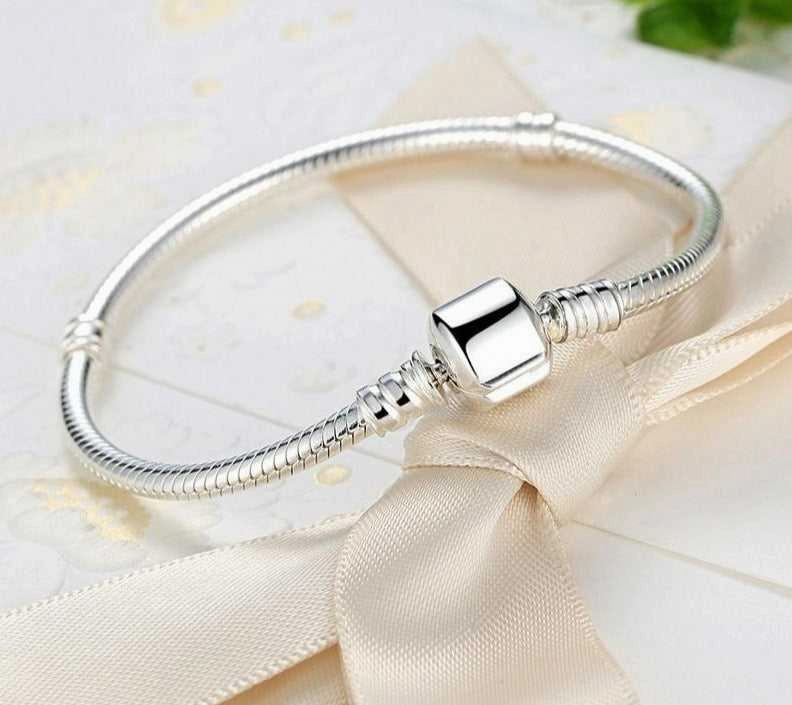 Cycolinks 925 Sterling Silver Snake Chain Bangle & Bracelet Conversation starter