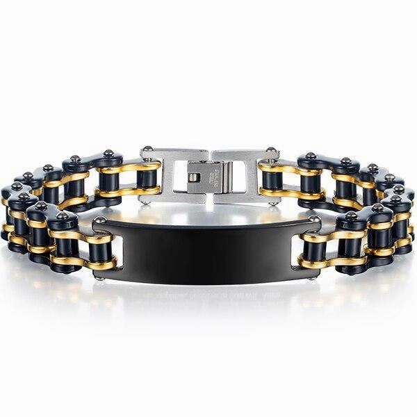 Cycolinks Gnarly Personalised Bike Chain ID Bracelet Positive energy Pan-Regional Amalgamations