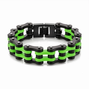 Enchanted Gaze Knot Ties Cycolinks Kawasaki Green Bracelet