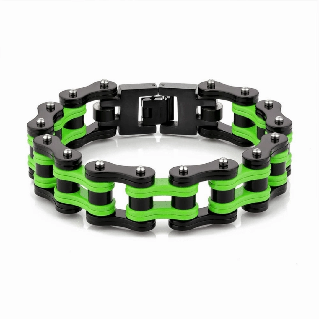 Enchanted Gaze Knot Ties Cycolinks Kawasaki Green Bracelet