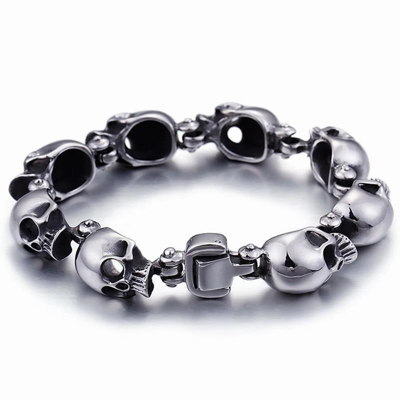 Must-Own Item Novel Concept Cycolinks Punk Skull Bracelet