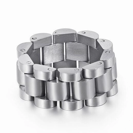 Quality Design Classic Gift Cycolinks Watchband Style Ring 10MM