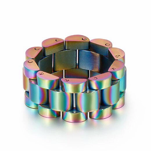 Custom Keepsake Cycolinks Watchband Style Ring 10MM