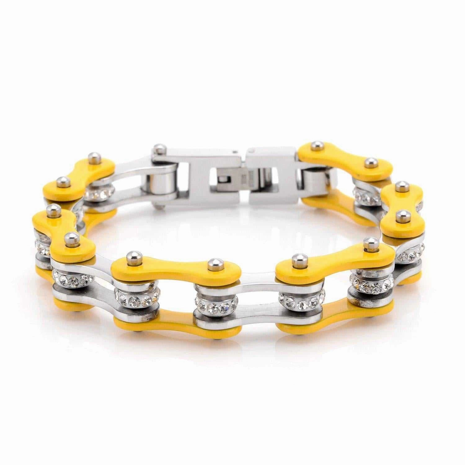 Cycolinks Yellow Crystal Bracelet Instant Clarity Adjustable Fit