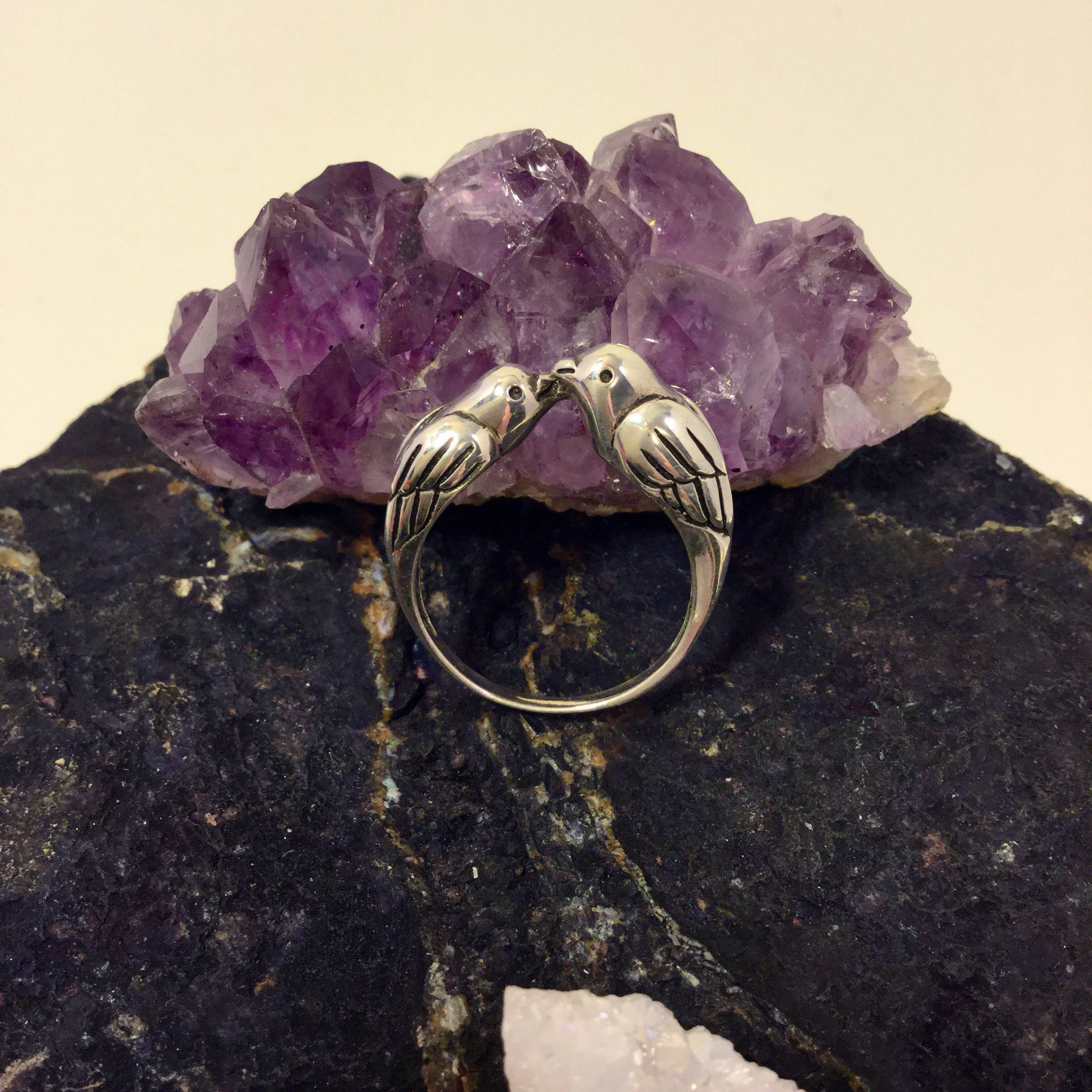 Love Bird Ring Comfortable Statement Strong Decoration