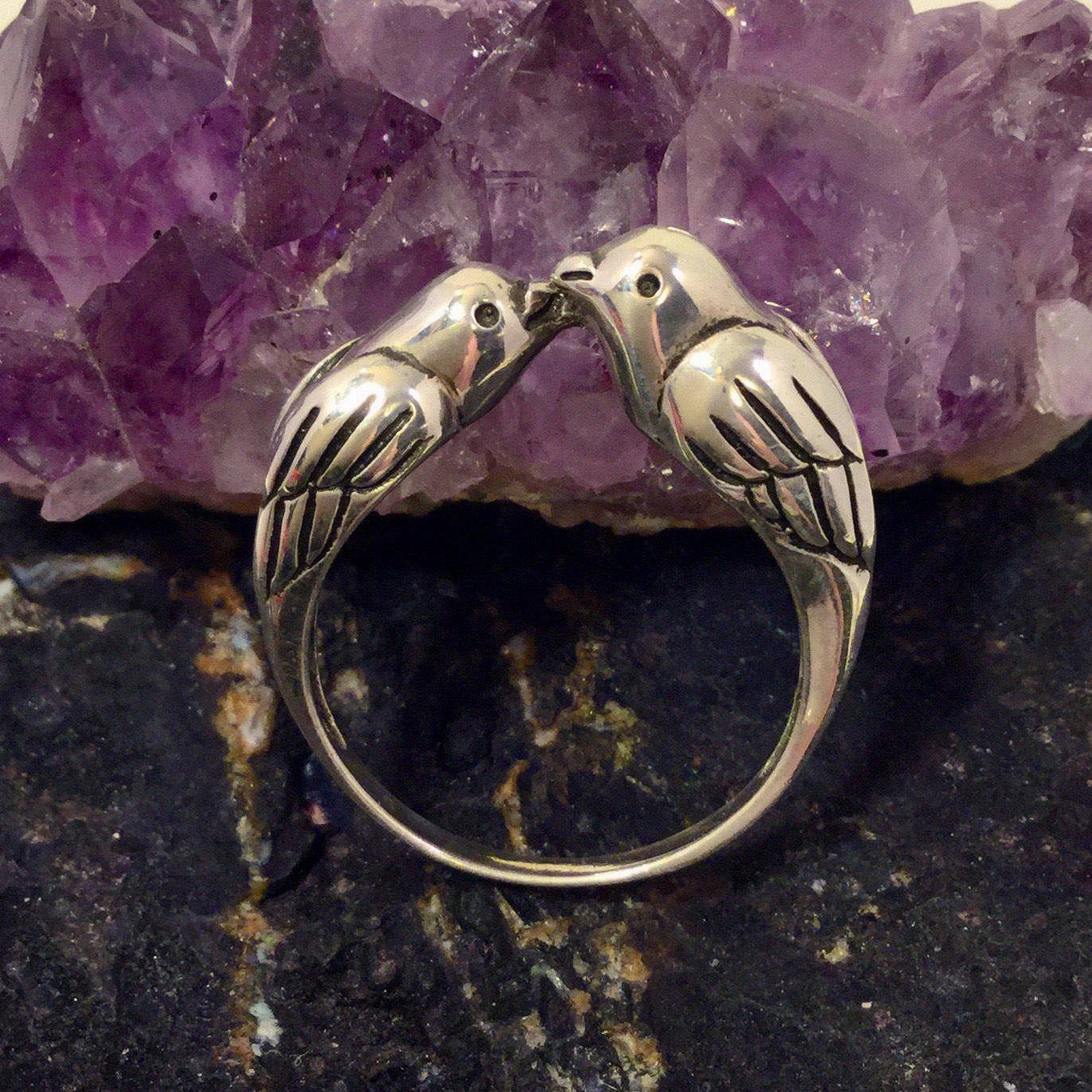 Love Bird Ring Meaningful Jewelry Designer Label