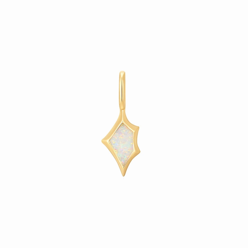 Sophisticated piece Gold Kyoto Opal Charm