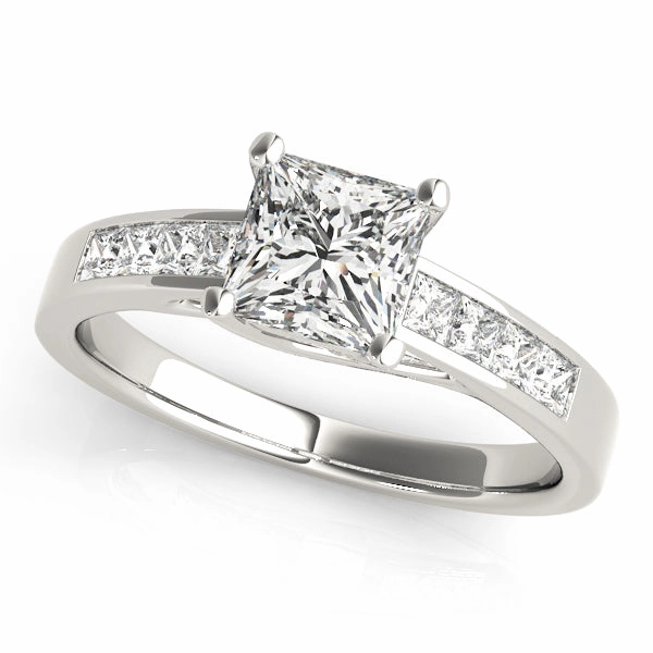 Princess Diamond Trellis Engagement Ring Fashion Revolution
