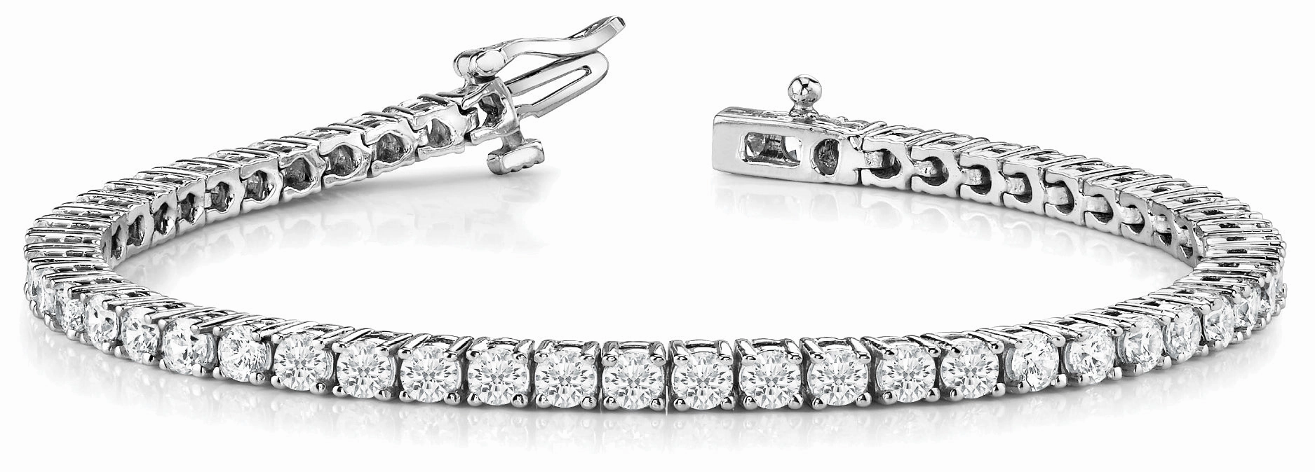Multi-Diamond Line Fashion Bracelet Welcoming Style Continental Acclaim
