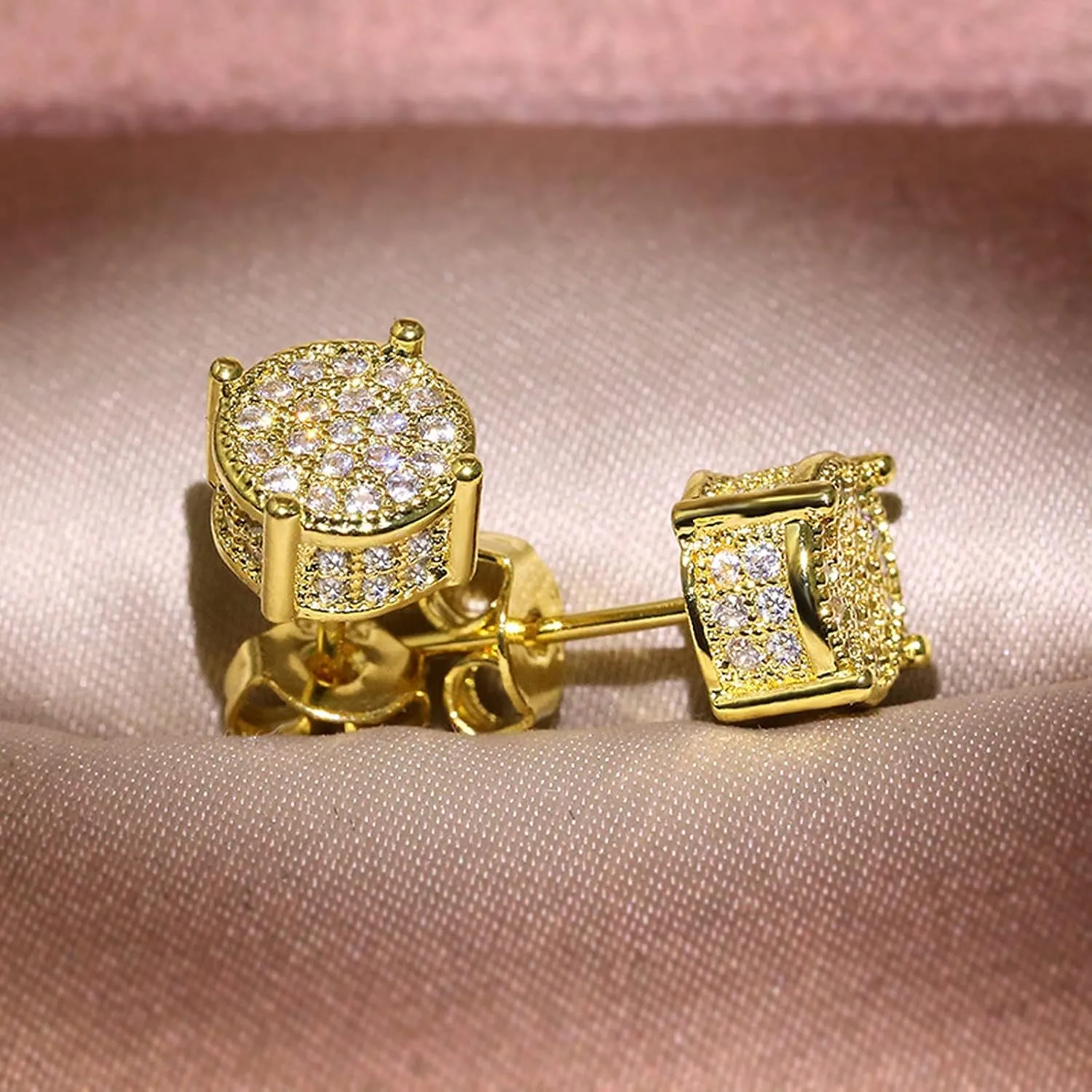 Diamond Earrings for Women Hypoallergenic Studs Earrings Valentine's Day Birthday Anniversaries Jewelry Gifts for Her
