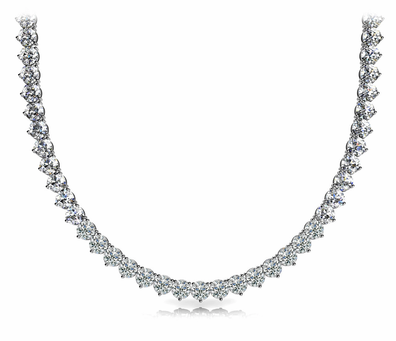 Superior Design Easy Style Diamond Riviera Necklace
