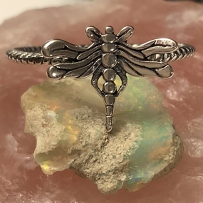 Shiny Statement Hard Surface Dragonfly Ring