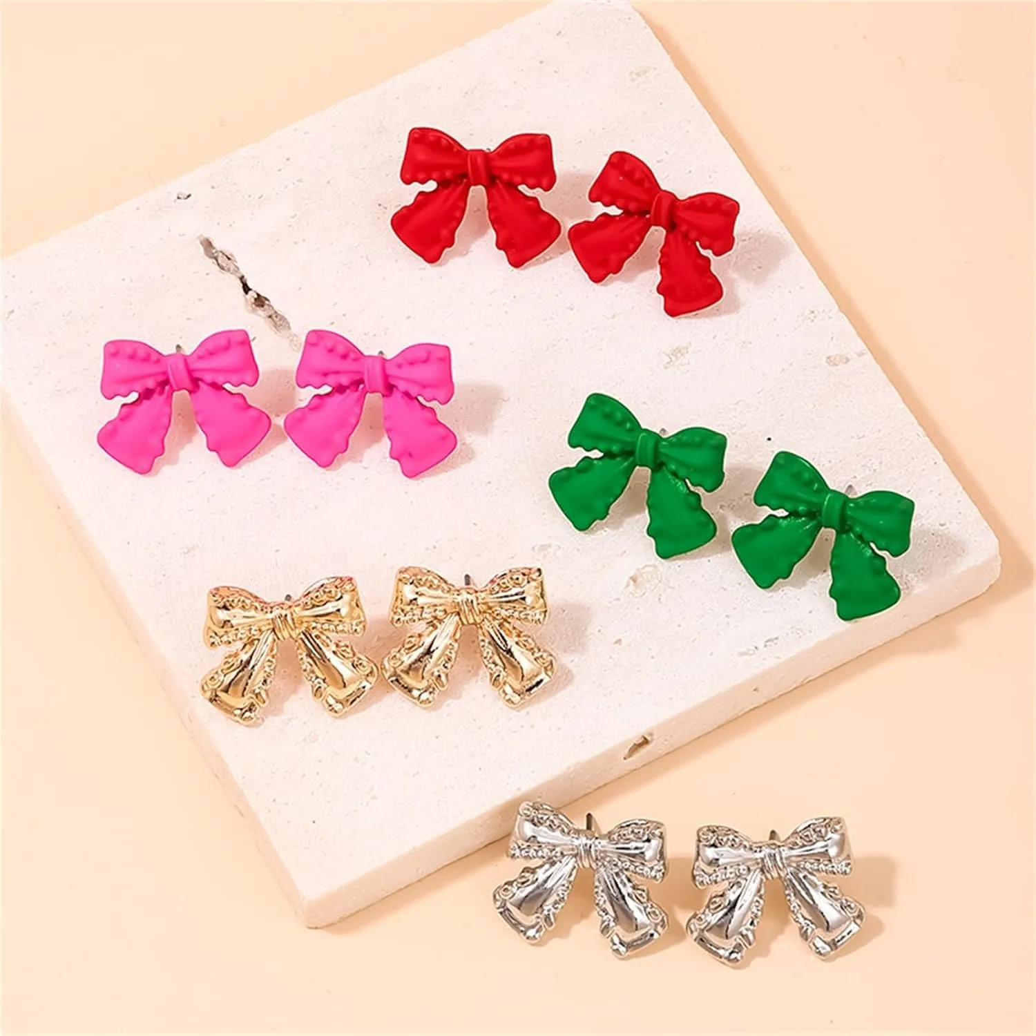 Earrings for Women Cute Bow Earring Jewelry Mom Wife Girlfriend Birthday Gifts