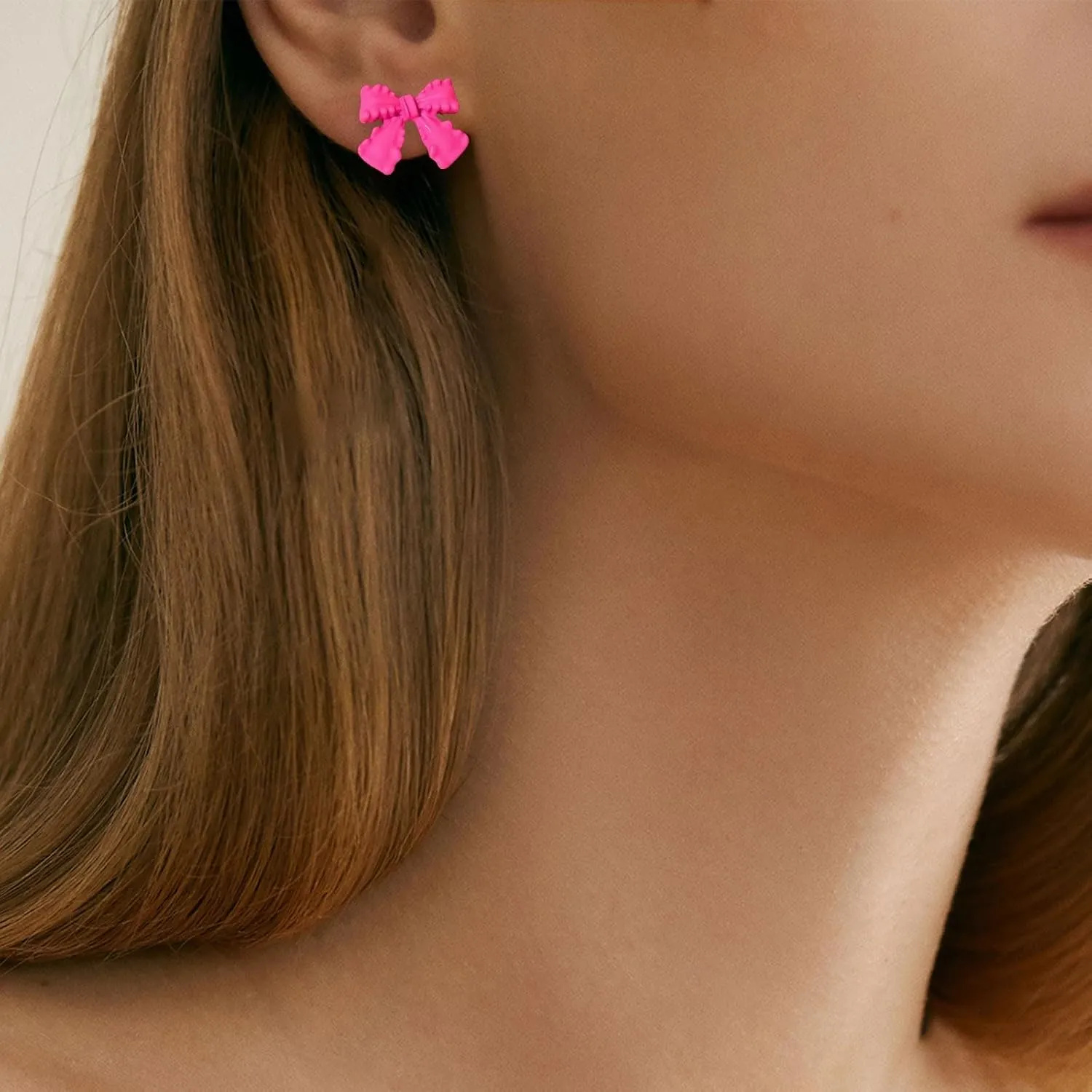 Earrings for Women Cute Bow Earring Jewelry Mom Wife Girlfriend Birthday Gifts