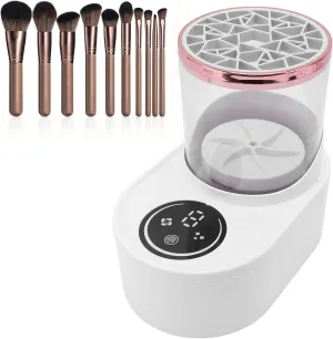 Electric Makeup Brush Cleaner, 850 RPM Effortless Cosmetic Brush Cleaner with USB Cable, Automatic Makeup Brush Cleaning Machine for All Types of Makeup Brushes