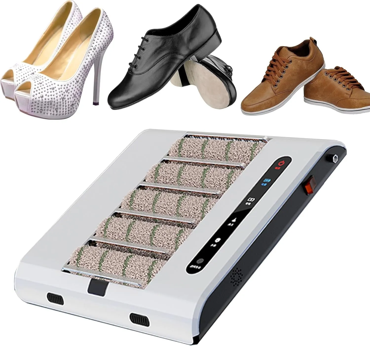 Electric Shoe Polisher,Fully Automatic Shoe Sole Cleaning Machine, Induction Shoe Cleaner,Waterless Shoe Cleaner, 1000PA Suction Quick Wipe in 5s, for Home, Office