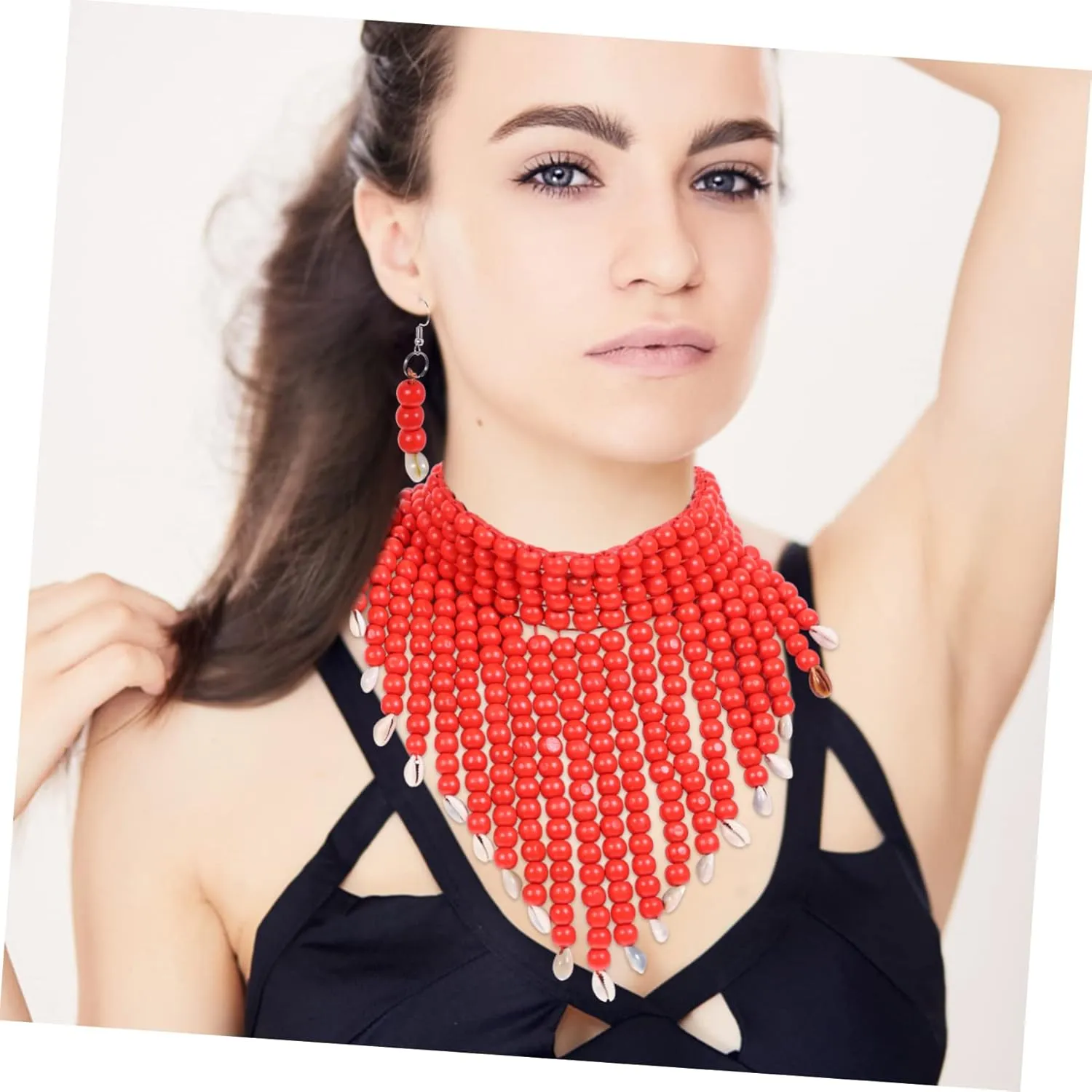 Ethnic Necklace Collar Necklace Necklaces Collar Choker Pendant Necklace Beaded Pendent Necklace Choker