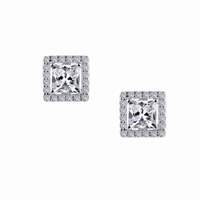 Party Favorite 1.52 CTW Halo Stud Earrings