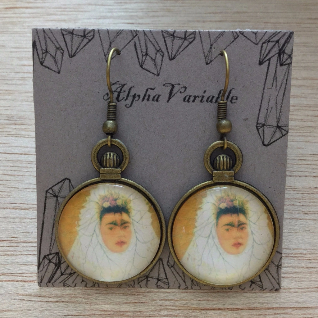Holiday Decoration Unique Choice Frida Kahlo Earrings