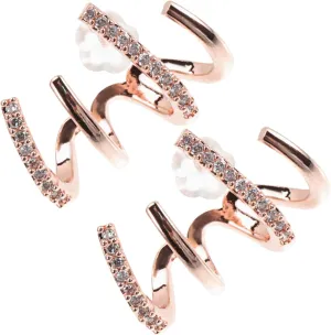 Gatuida Claw Earrings Studs Non Cuff Bracelets for Women Ears Dangling Earrings for Women Cuff Earrings Dangle