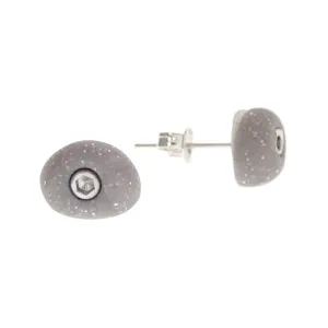 Gifts for Wall Climbers. Rock Climbing Jewelry Earrings. Indoor Climbers Gift Ideas. Miniature Climbing Holds Earrings Studs Grey Glittering