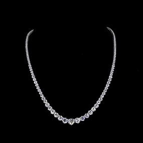 14K WHITE GOLDRiviera Necklace Fine Piece