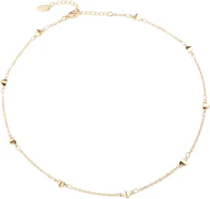 Gold Choker Necklaces 14K Gold Plated/Silver Disc Choker Necklaces Dangling Star Heart Pendant Necklaces Summer Beach Boho Necklaces Aesthetic Necklace Gift for Women
