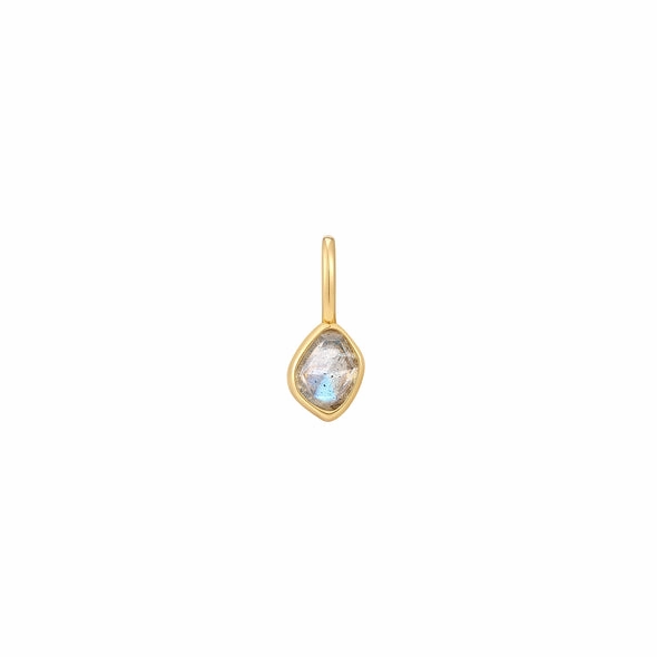 Gold Labradorite Charm Romantic Style Stylish Fit