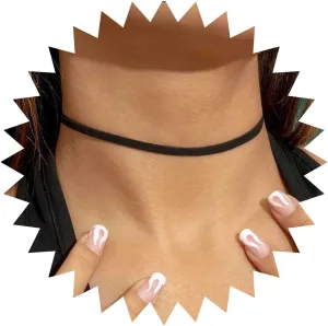 Gothic Black Velvet Choker Necklace Suede Velvet Necklace Thin Suede Necklace Velvet Cord Collar Necklace Adjustable Velvet Necklace Jewelry for Women