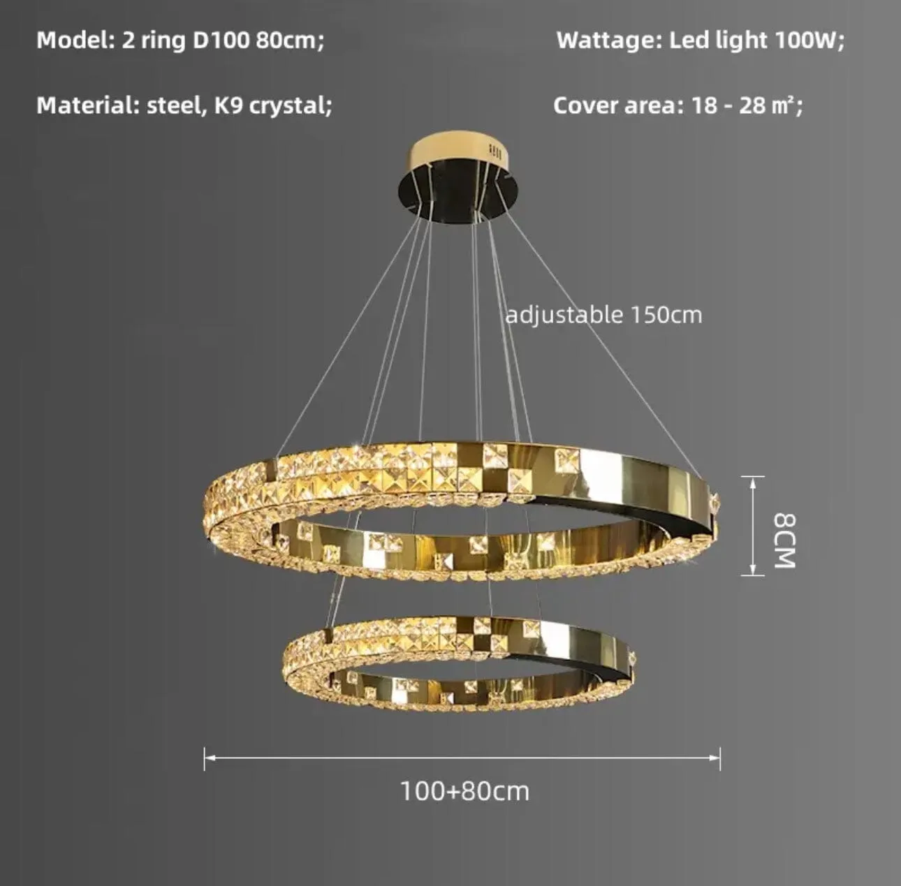 Grace Ring Chandelier