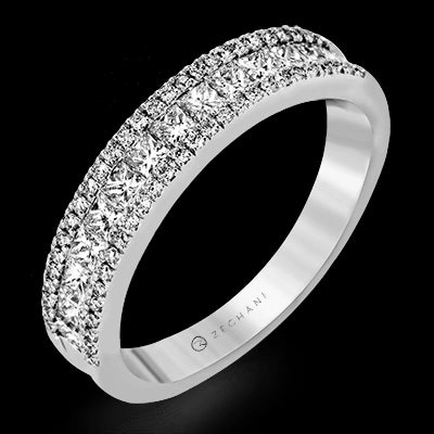 ZR1151 Anniversary Ring in 14k Gold with Diamonds Durable Look Mood Match