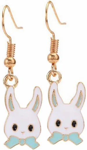 Heart Earrings Studs Cartoon Cute Bunny Dangling Rabbit Earrings Happy Easter Egg Carrot Earring Easter Earrings Cartoon