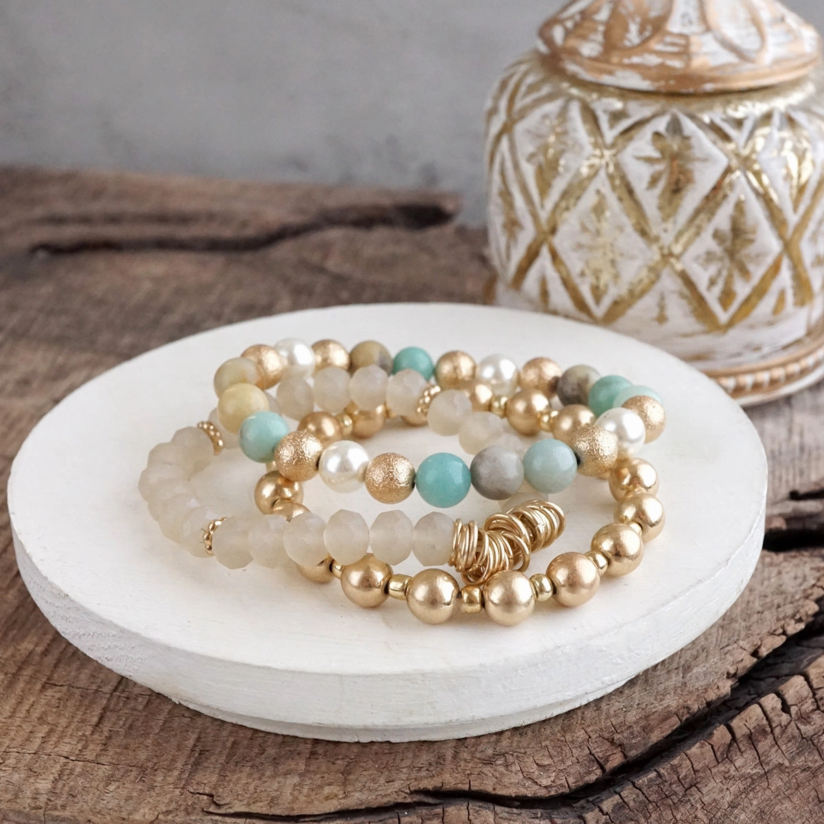 Fast View Lasting Fusions Desert Mirage ?C Boho Beaded Bracelet Sets