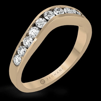 Creative Present ZR402 Anniversary Ring in 14k Gold with Diamonds