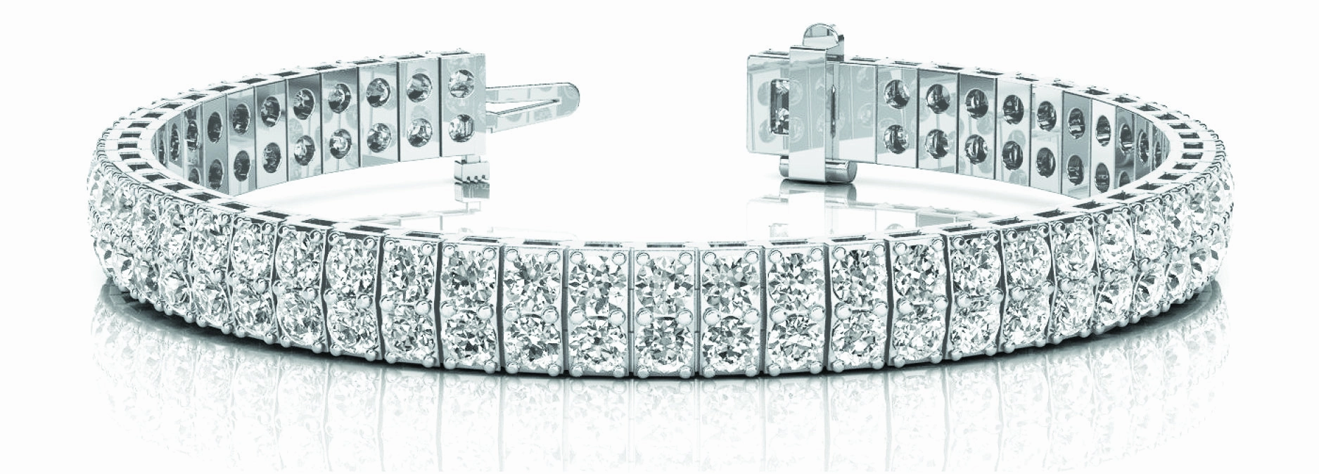 Diamond Multi Row Fashion Bracelet Now Showing