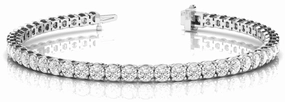 Round Diamond Tennis Bracelet All-Welcome Charming Addition