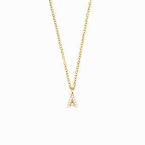 high-end design Icy Initial Necklace