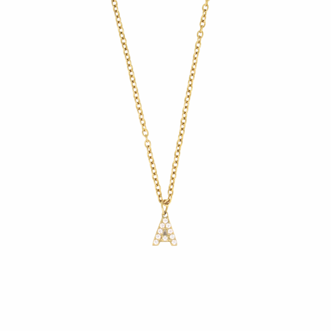 high-end design Icy Initial Necklace